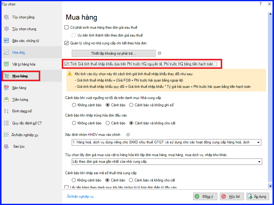 cach-hach-toan-mua-hang-nhap-khau-nhap-kho-tren-misa-4 Cách hạch toán mua hàng nhập khẩu nhập kho trên Misa 4