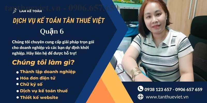 Dịch vụ kế toán trọn gói tại Quận 6