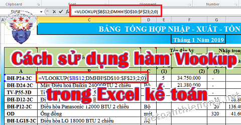 hàm vlookup trong excel hàm vlookup trong excel