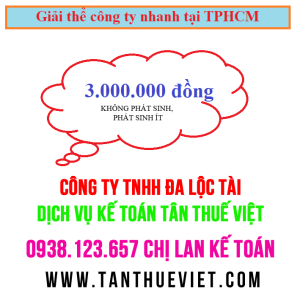 Giải thể doanh nghiệp Quận Gò Vấp
