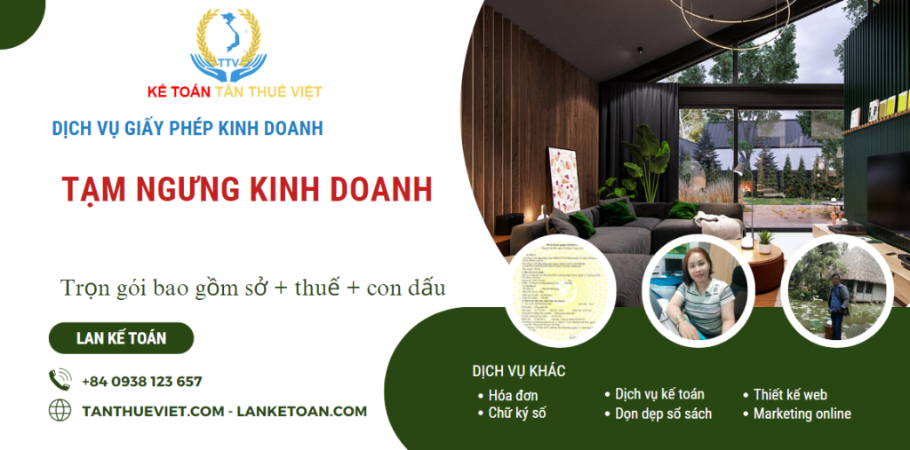 Tạm ngưng kinh doanh