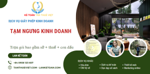 Tạm ngưng kinh doanh