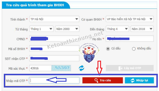 tra cứu quá trình tham gia BHXH tra cứu quá trình tham gia BHXH